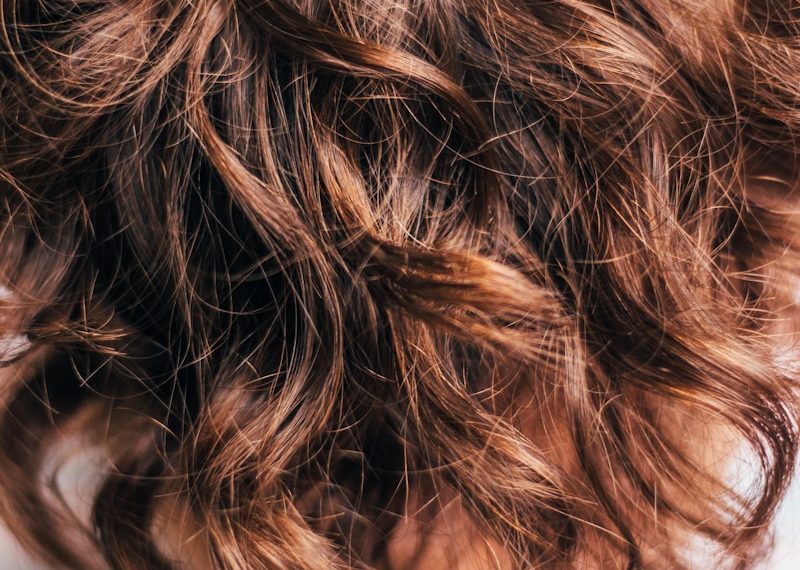 black and brown hair
