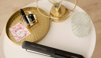 black and white pen on white table